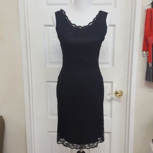 Black lace Sheath dress